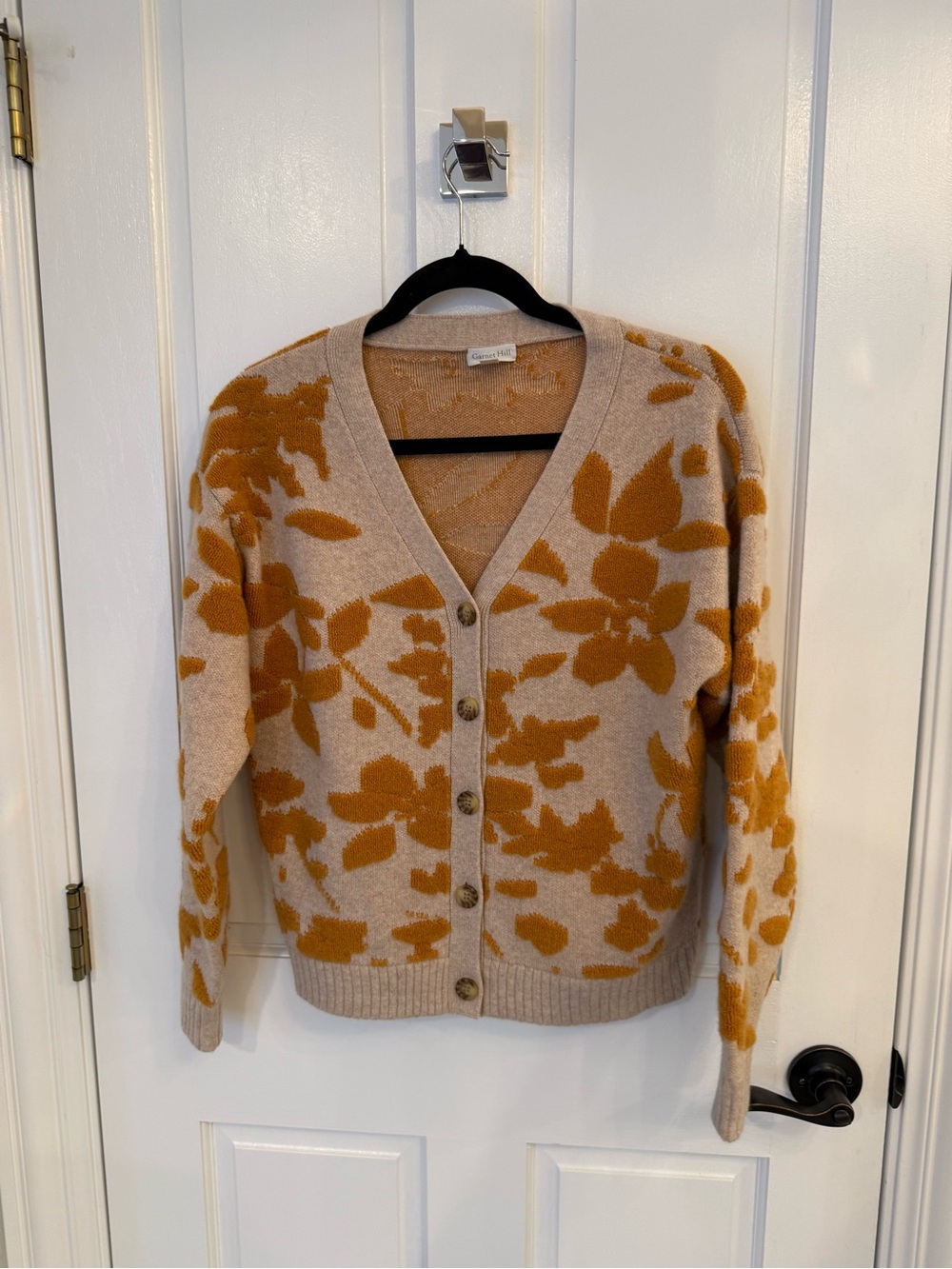 Garnet Hill Iris Cashmere Cardigan
